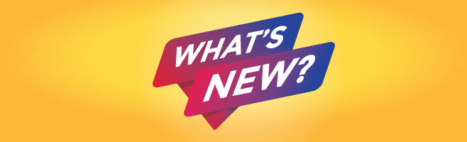 What's New Banner Graphic